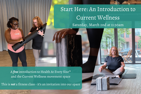 Alt="Start Here an introduction to Current Wellness"